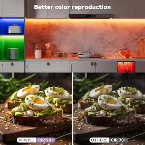 Tira LED MIWISE COB RGB 13 m Cambiable Color y Dimmable miniatura 6