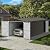Sunjoy Outdoor Storage Shed 10 x 20 ft. Carport, Patio Metal Utility Large Storage Shed Garage with 2 Doors and 4 Vents, for Car, Truck, Bike, Garbage Can, Tool, Lawnmower, Tan