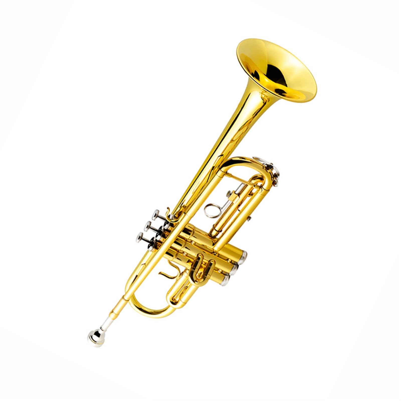 Trombette Strumento In Ottone Laccato Oro Tromba In Si Bemolle Strumento A Fiato Per Principianti Tromba Professionale