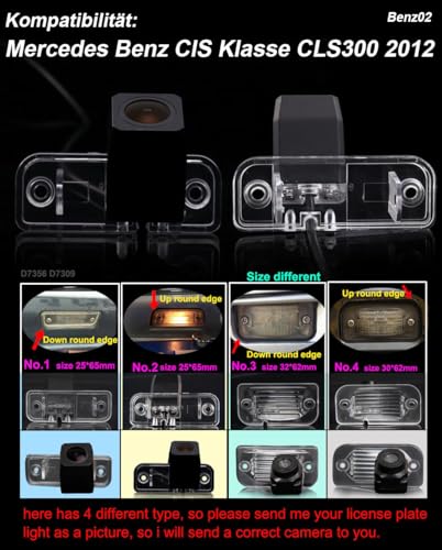 Image of Car Backup Camera Replacement for MB CLS300 2012 SLK55 SLK200 SLK280 SLK300 SLK320 SLK350 AMG T-Model Kombi W203 S203 C30CDI C55 C180 C200 C220 C230 C240 C270 C280 C320 C350 W220 R171 W171