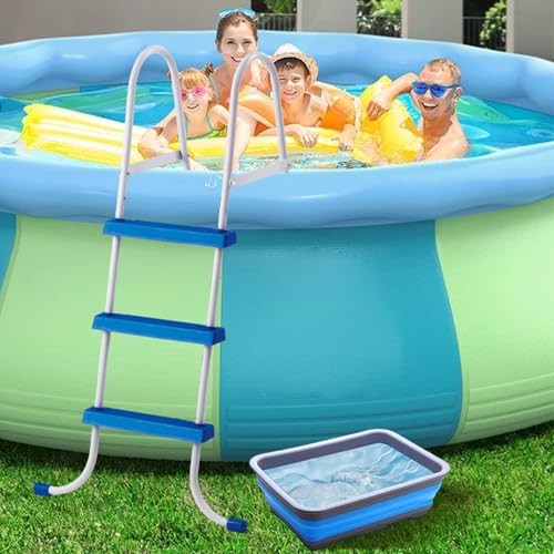 Accesorios para piscinas sobre el suelo baño de pies plegable portátil 5