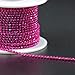 Jerler 10 Yards Crystal Rhinestone Trim SS6.5/2.0mm Close Chain for Sewing Crafts Ideal Wedding Party DIY Decoration