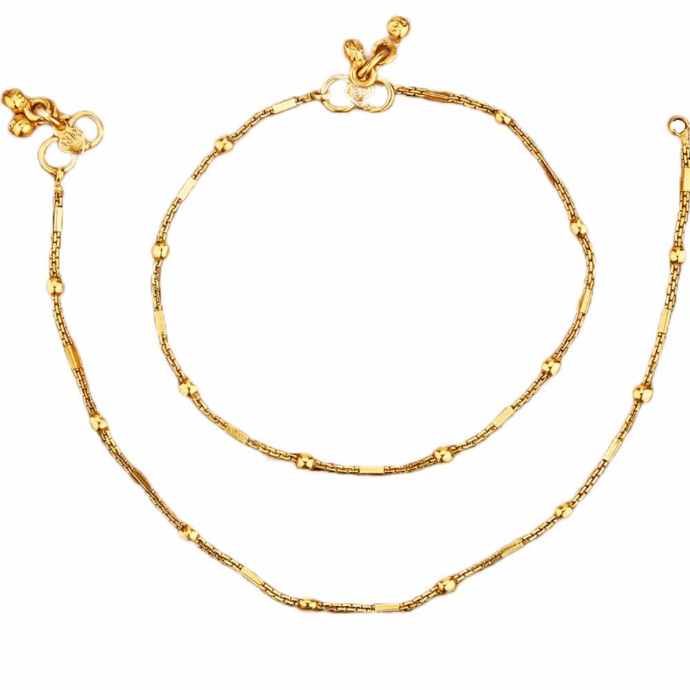 See full amazon price history chart for Mrigangi Gold Plated Traditional Alloy Anklet/payal Pair for women Mrigangi Gold Plated Traditional Alloy Anklet/payal Pair for women (B0BCW9MQG6) Amazon Price History, Amazon Price Tracker