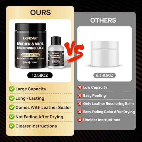 Boncart Black Leather Dye with Sealer