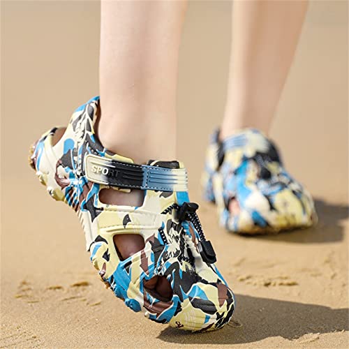 Boys Girls Closed Toe Water Sandals Adjustable Strap Lightweight Breathable Shoes Kids Beach Non-Slip Sports Sandals3