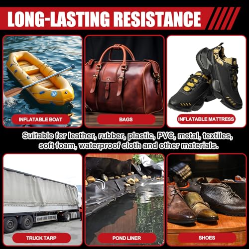 ALLONY Kontaktkleber, Schuhsohlenkleber, Kleber für Schuhe, Neoprenkleber, Schuhkleber Extra Stark Wasserfest, PVC, Planenkleber, Lederkleber, Gummikleber, Filzkleber, Metallkleber, 170g (A)