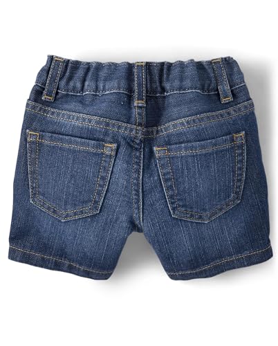 The Children's Place Baby Girls' and Toddler Jean Midi Shorts2