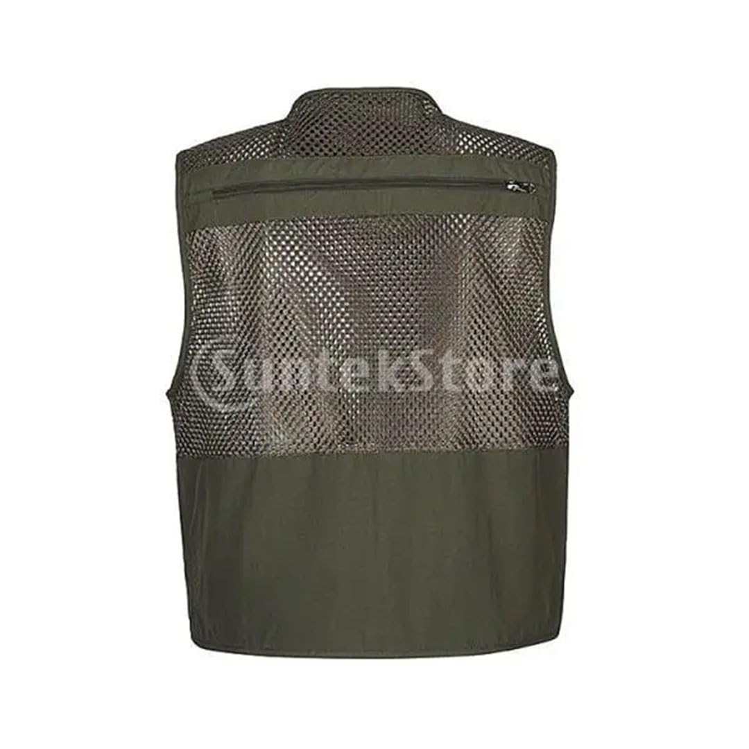 Gilet da uomo multi tasca fotografia pesca a mosca gilet da caccia all'aperto viaggio ad asciugatura rapida giacca pescatore
