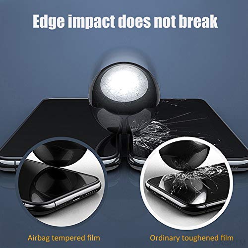 Image of Careflection Premium 18D Silicone Air Bag Curved Soft Edge Full Covereage Tempered Glass Google Pixel 4a 4G Black
