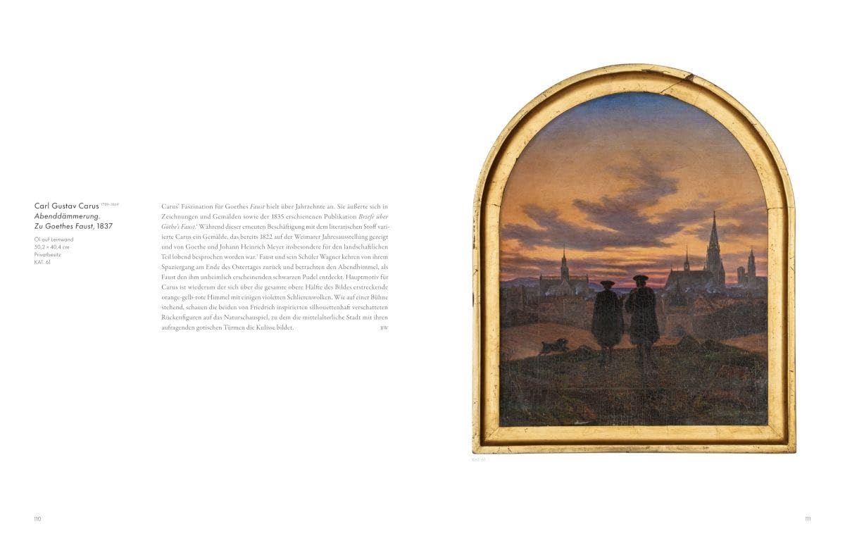 Caspar David Friedrich Goethe Und Die Romantik In Weimar /allemand: Katalog zur Ausstellung im Schiller-Museum Weimar; Kunstgeschichte; Kunst der Weimarer Klassik