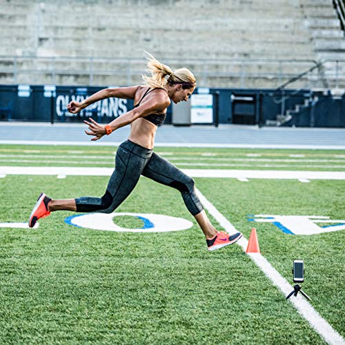 JAWKU Speed - The First Wearable to Measure Sprint Speed, Agility, Reaction Time/Test, Train and Track Performance (Black)
