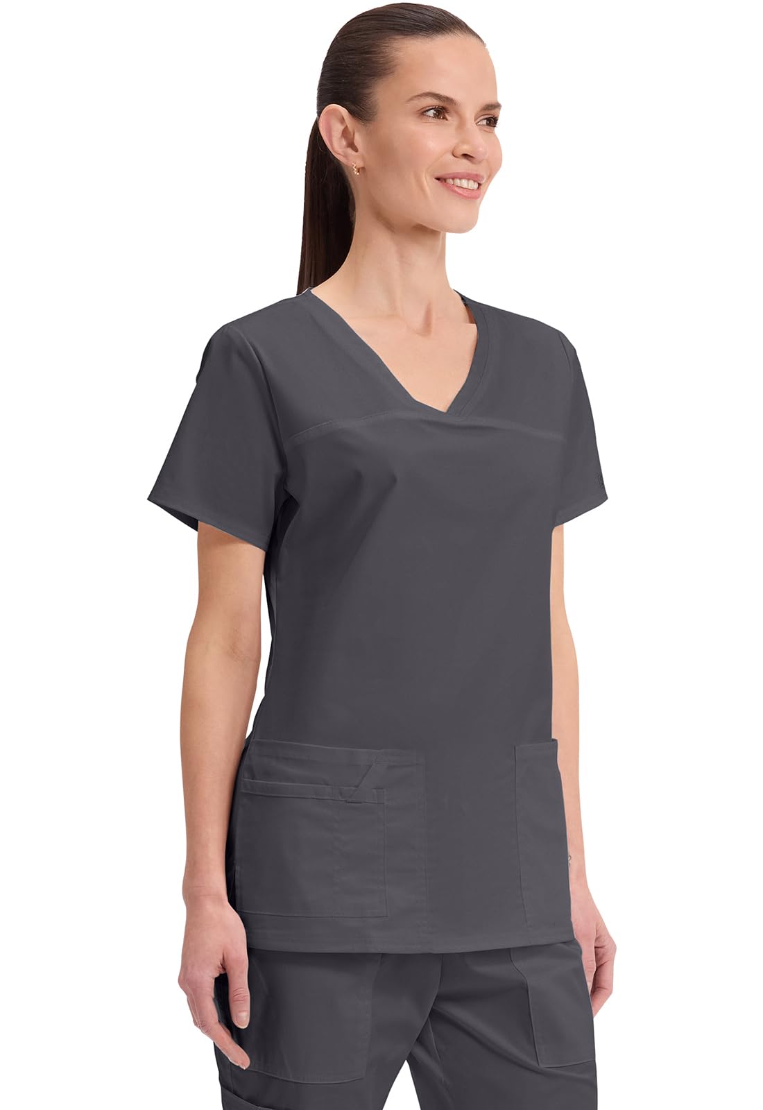 Cherokee Workwear Core Stretch dekolt w serek Scrub Shirt Kobiety Workwear Core Stretch V-neck Scrubs Shirt