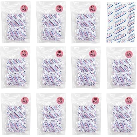 Plateau ELK Oxygen Absorbers for Food Storage 100CC, 110 PCS O2 Absorbers Food Grade for Mylar Bags, Canning, Flour, Wheat, Oats and Freeze Dried Foods - Long Term Storage (11x PCS of 10) Cover