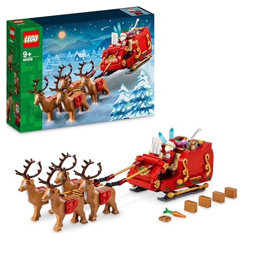 LEGO Trineo de Papá Noel Decorativo de Navidad para Dormitorio o Salón,...