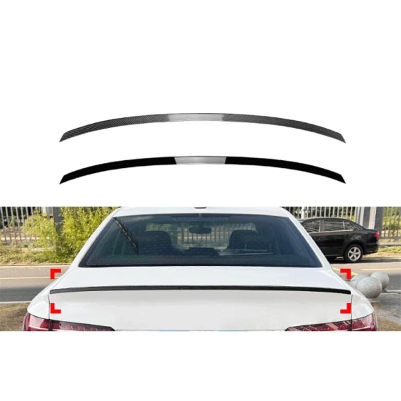 Aile en queue de canard Audi A4 B9 S4 2017-2024, spoiler fixe Carbon Black - 2