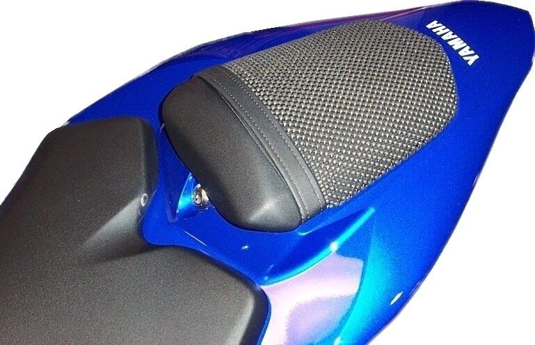 Cubierta de Asiento de Pasajero Antideslizante de Triboseat Compatible con Yamaha YZF R1 (2004-2006)