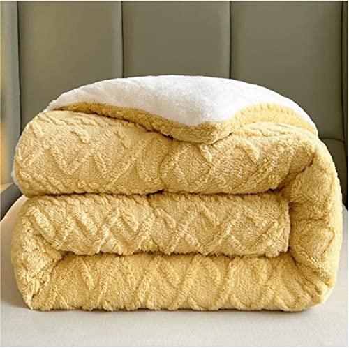 2023 New Thickened Super Soft Insulation Hibiscus Winter Quilts, Lightweight Breathable Warmth Thick Bed Comforters, Fluffy Plush Double-Sided Twin Size Velvet Blanket Quilt for Cold Weather.