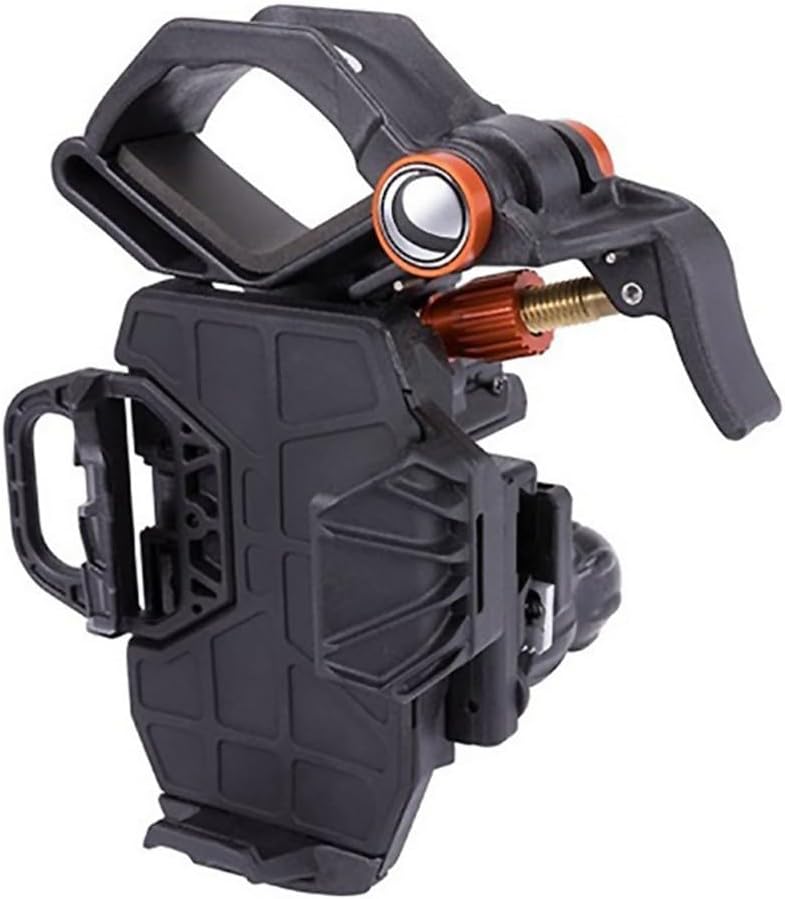 Telescopes Mobile Phone Holder for Smartphone - 3-Axis Adjustable Mount Adapter Compatible with Binoculars, Monoculars, and Eyepieces 35mm-60mm - Black