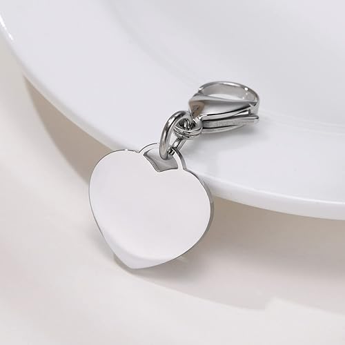 Miniatura 5 de VNOX Abalorio de alerta médica  dije de identificación médica con cierre de langosta con grabado gratuito llavero médico de emergencia para hombres