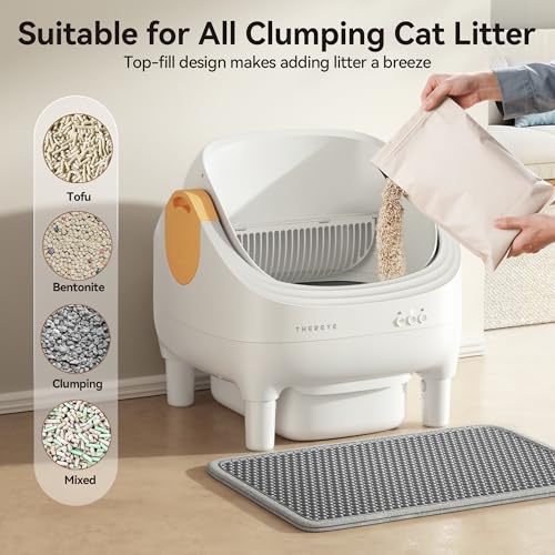 Save $80 on Thereye Self-Cleaning Cat Litter Box with Code RCK6BIGL