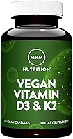 Vista 1 de MRM Nuturition Vegan Vitamin D3 & K2 Bone + Immune Health Made from lichens Supports Calcium Absorption Vegan + Vegetarian Friendly 60