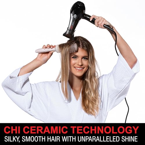 CHI Dynamic Hair Dryer, Blow Dryer for Smooth & Voluminous Hair, Comb-Attachment & Air Concentrating Nozzle for Faster Styling, Low Noise by CHI - Image 5