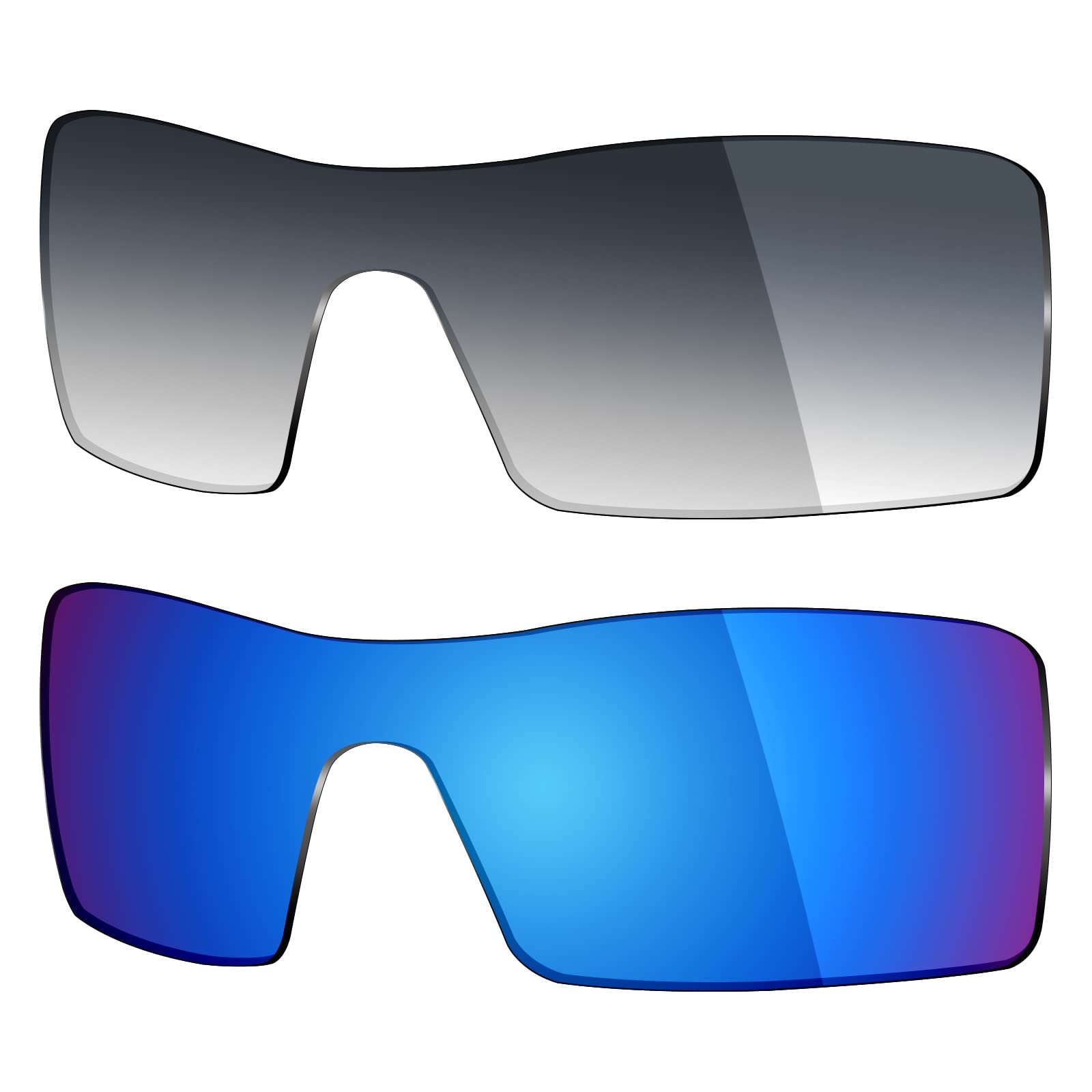 Mryok 2 Pair Polarized Replacement Lenses for Oakley Oil Rig Sunglass - Options