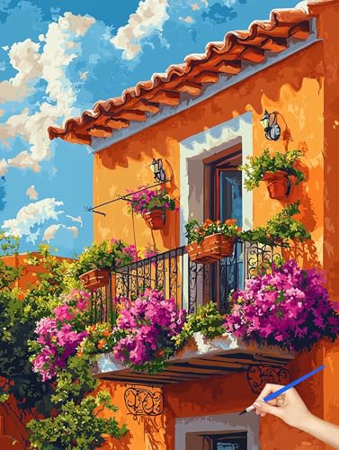 G  hG _ Paint by Numbers io[yCg q S DIY Cheerful Painting H| |ph ANLbg l̂߂̃NGCeBuȎ av[g z[ ItBX̕Ǒ