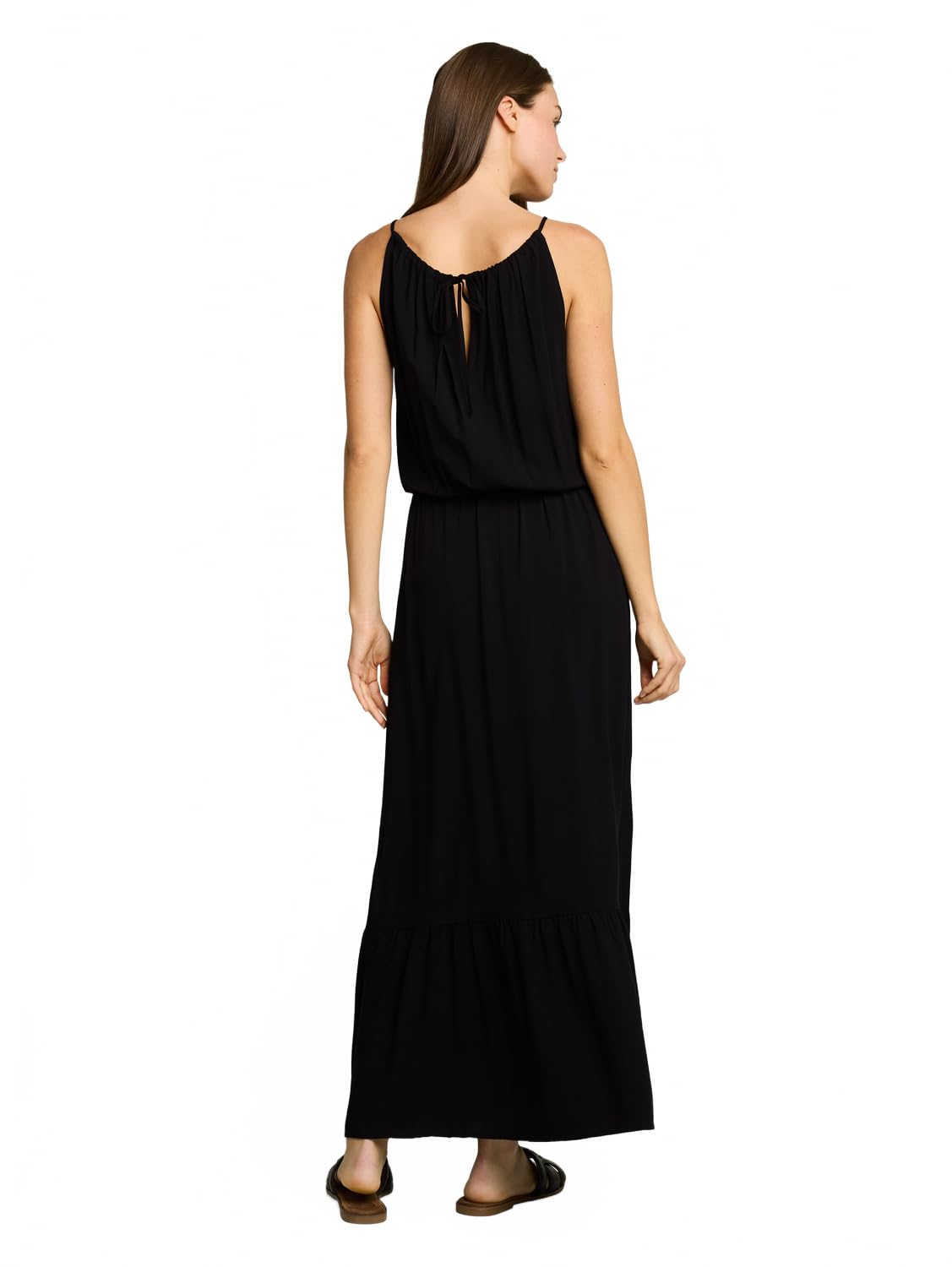 Tom Tailor Damen 1051255 Maxi-Kleid aus Viskose