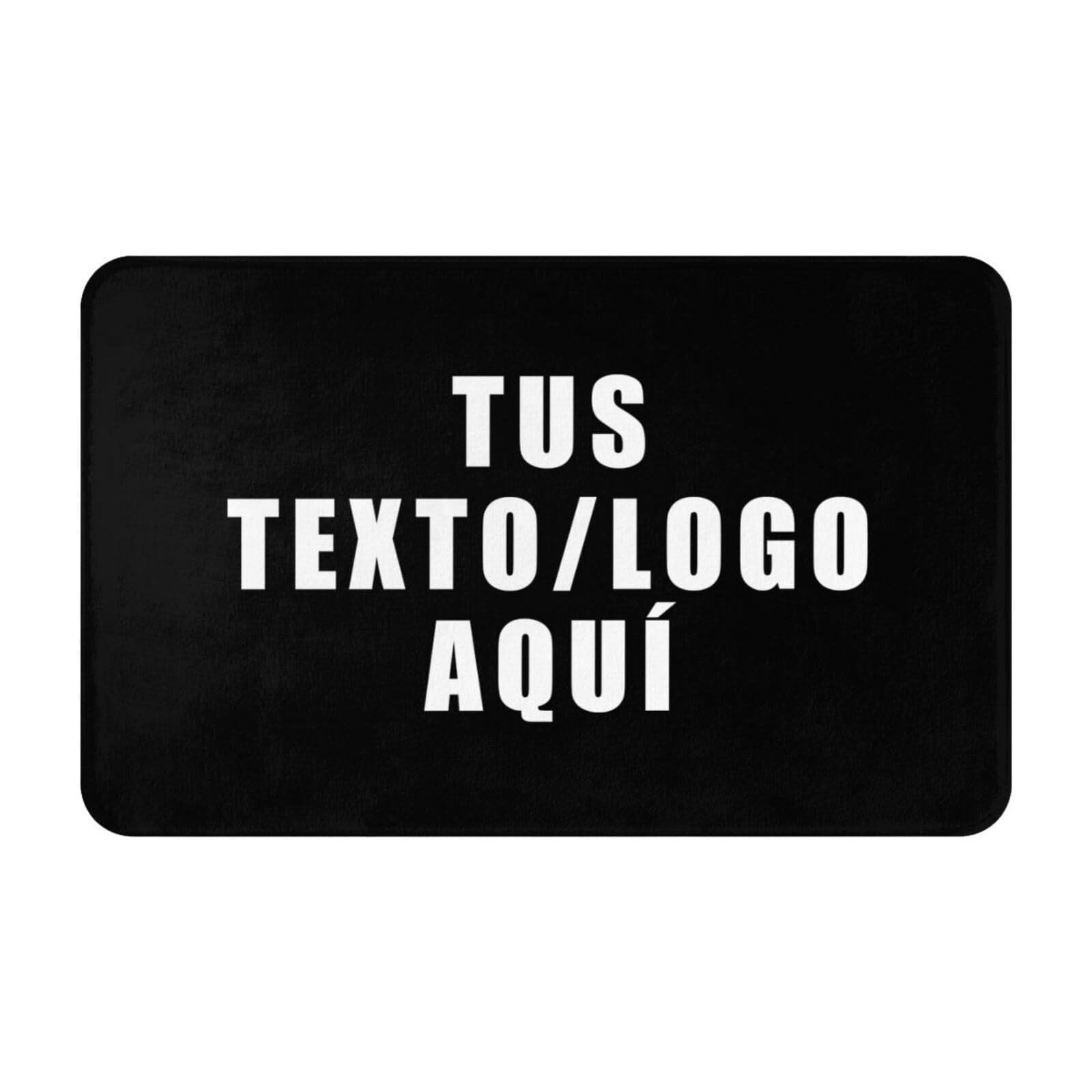 LLLGSH Felpudo Personalizado, Felpudo Personalizado para la Entrada de Casa, Felpudo Personalizado con Logo y Texto, decoración de Porche, Regalo de inauguración de la casa, Medida 40x60cm