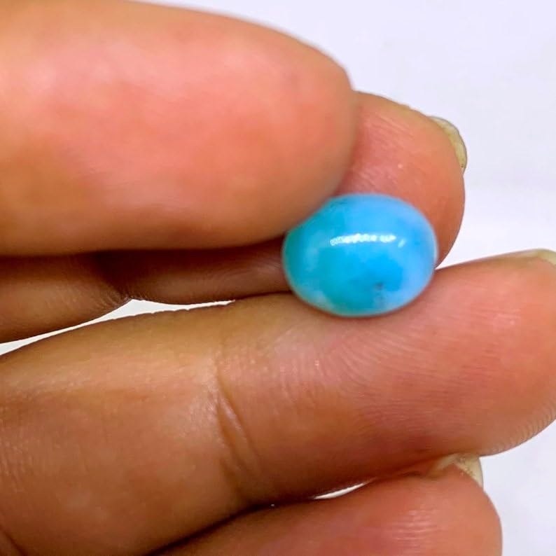 Larimar cabochon ovale 10x8mm naturel pour création bijoux - 4
