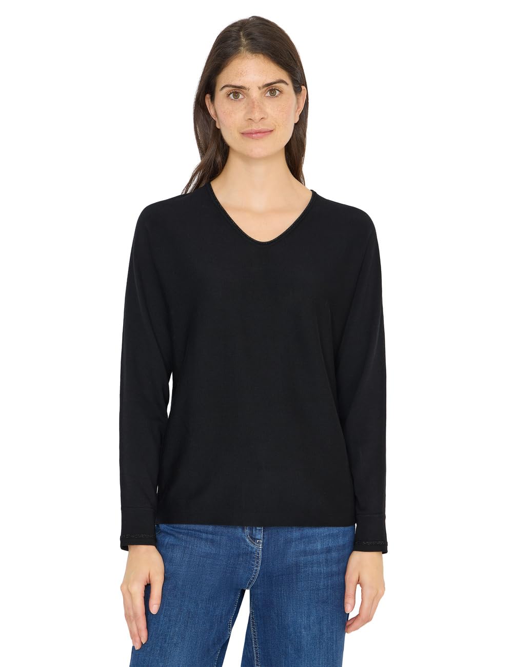 Cecil Damen Dolman Pullover mit Glitzer