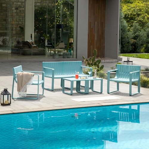 Stylish 4-Piece Outdoor Patio Furniture Set
