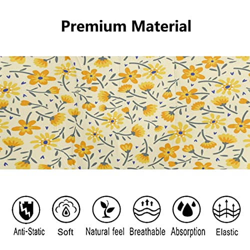 Bóxer para hombre de girasol amarillo Vnurnrn pack de 2 calzoncillos elásticos 5