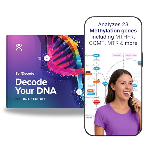 Genetic Methylation Test Kit | Methylation Pathway Including MTHFR COMT MTR MTRR CBS BHMT Gene Variants | Personalized Recommendations to Optimize Methylation