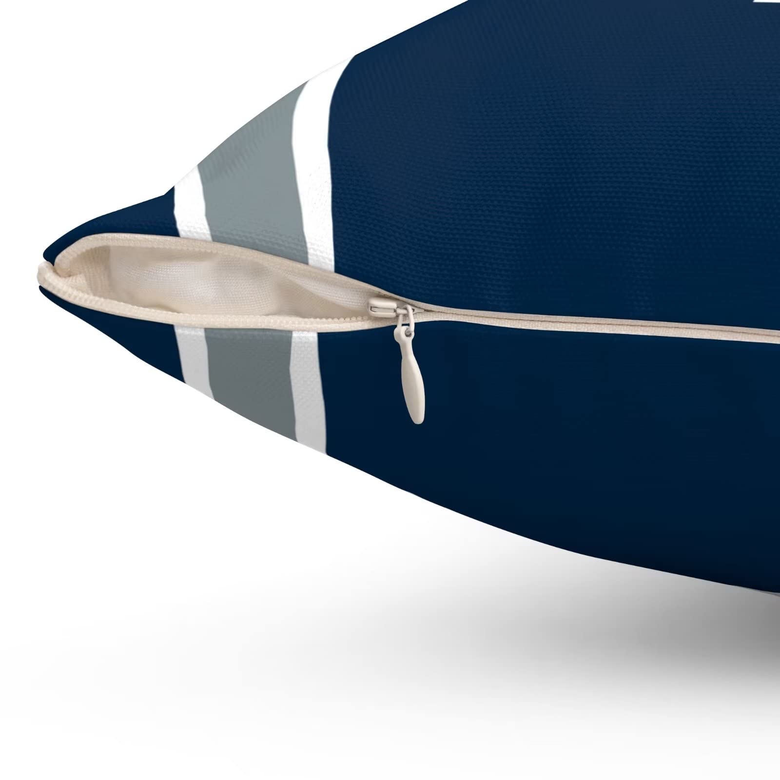 INAOO Throw Pillow 18" x 18" Soft Plush Number Stripes Pillow Gifts for Dallas