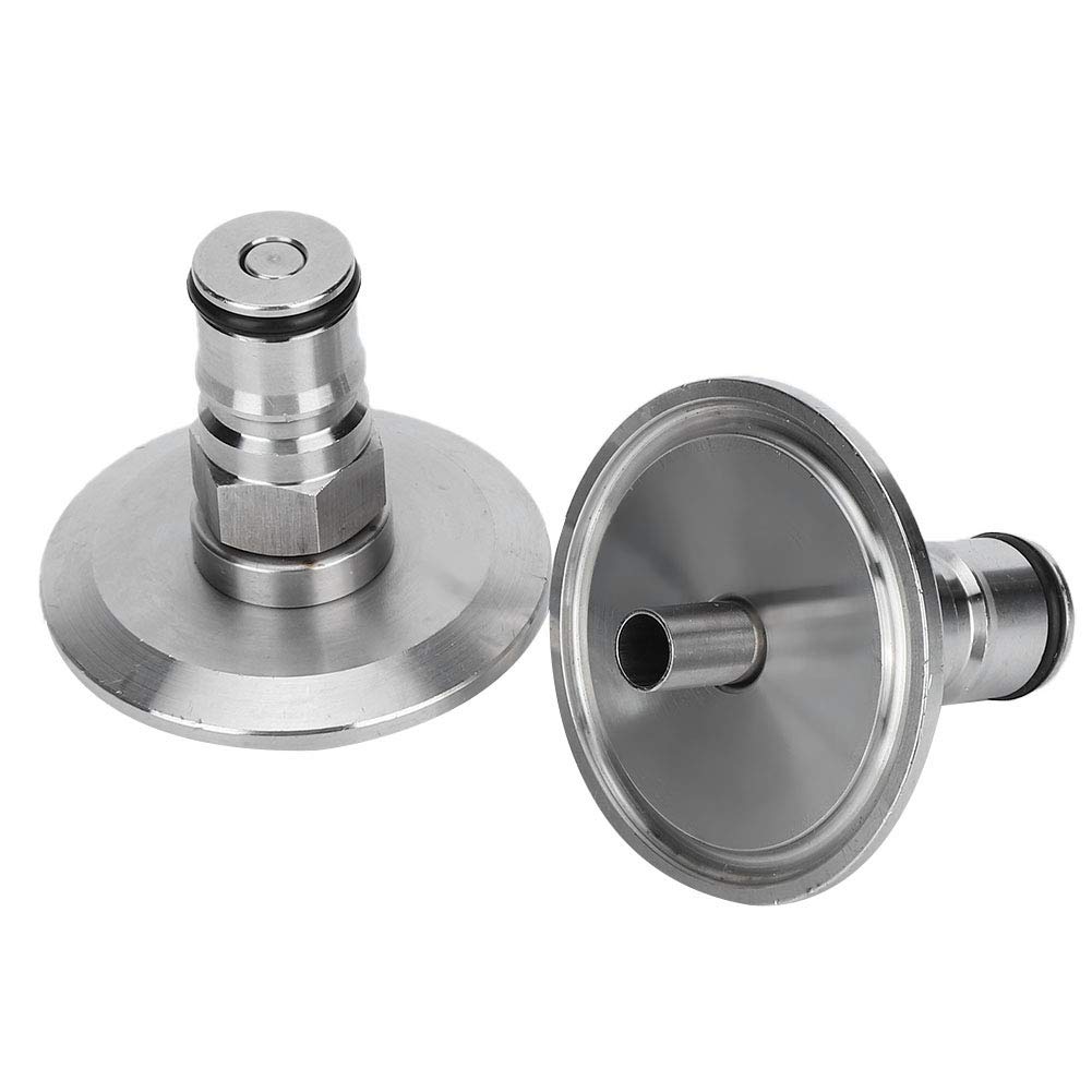 2インチ トライクランプ (64mm 外径) キャップ 1/2インチ NPT スレッド