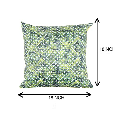 Image of Velvet Printed Cushion Cover (Set of 2) | Home Decor Cushion Cover for Bed /Sofa /Chair | Sofa Cushion Cover | Square Cushion Cover (18X18 INCH) Multicolor