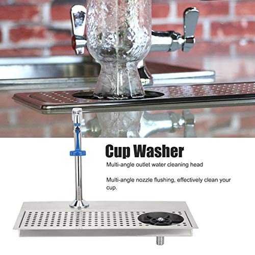 Rince-verre push type Zerodis lavomatic tasses pour évier cuisine - 3