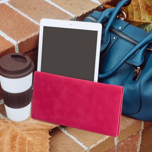 Image of CoBak Checkbook Cover for Women & Men - PU Leather Case with RFID Blocking | Classic Design Check Book Holder for Personal and Business