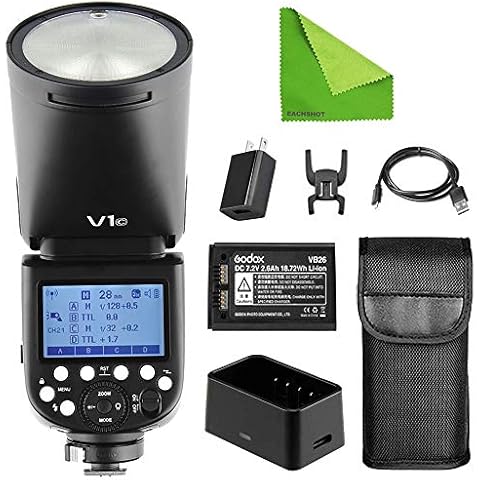 Godox V1-C Blitz Kamera Blitz Speedlite On/Off-Kamera Blitz Speedlight für Canon Kamera Cover