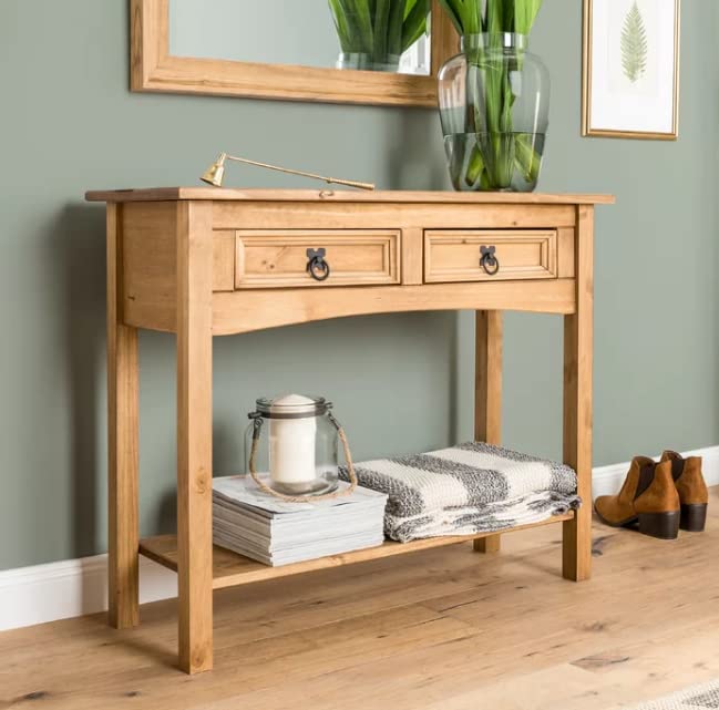 Shilpi Wooden Hand Carved Beautiful Design Console Table Amazon.in