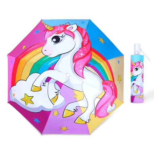 Regenschirm Kinder Mädchen mit Niedlichem Muster, Kinderschirm...