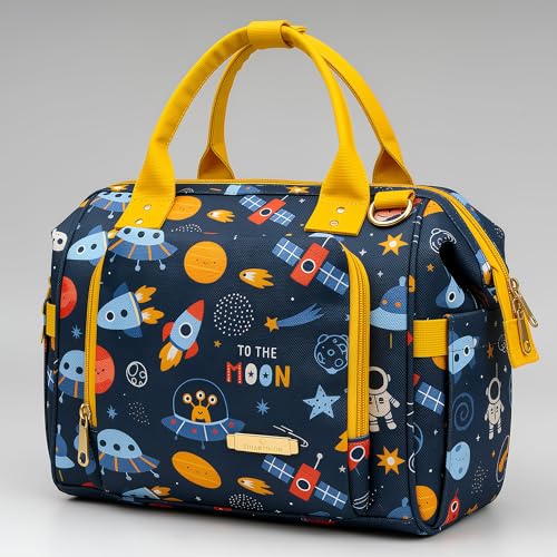 Image of StarAndDaisy Diaper Bag /Diaper Bags for Mom with Light Weight and Potable Design /Multi Compartments, Waterproof Baby Bag with Ultra Soft Fabric.