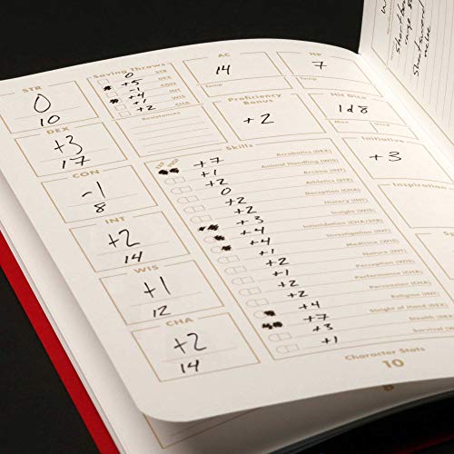 Carnets 5E Character Journal Field Notes pour Donjons et Dragons - 4