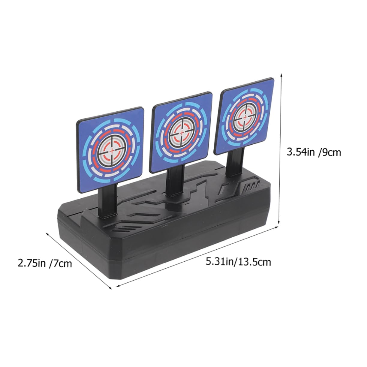 GALPADA 2pcs Auto-resetting Toy Target for Soft Pellets Practice Game Adjustable Toy Board Interactive Sports