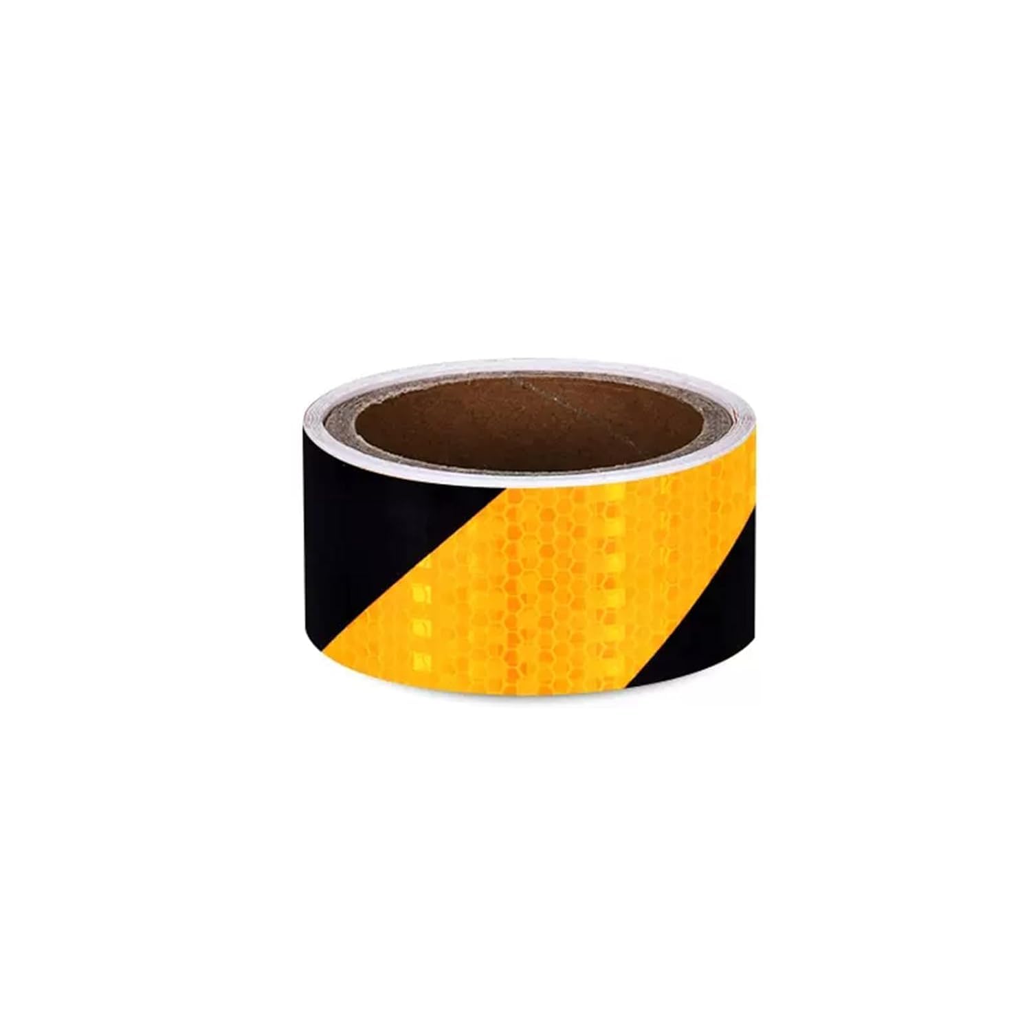 Ruban réfléchissant, bande réfléchissante d'avertissement de sécurité 5 cm x 3 m, PVC multicolore, 1 rouleau (noir jaune)