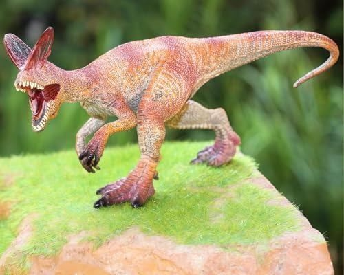 Image of FUNFOB Dinosaur Toy Figure Width-17cm Pentaceratops Toy for Kids & Adults PVC Multicolour | Double Crown Medium Dino