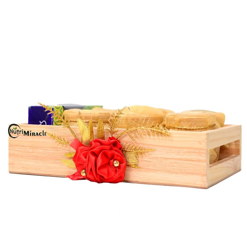 Image of NUTRI MIRACLE Diwali Gift for Employees | Eco Friendly Gift Hamper for Family & Friends including Dipawali Greeting Card