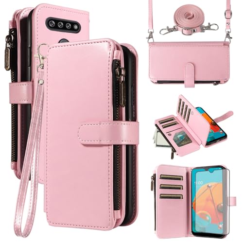 ASUS wish �g�ѓd�b�P�[�X LG K51/Reflect LTE/Q51 �J�o�[ �X�N���[���v���e�N�^�[�ƃ������[�h �W�b�p�[ �E�H���b�g �J�[�h �z���_�[ �X���b�g �X�^���h ���o�C�� �Z�� LGK51 K 51 51K L555DL 2020 